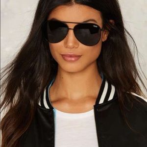 Quay Vivienne Aviator Sunglasses